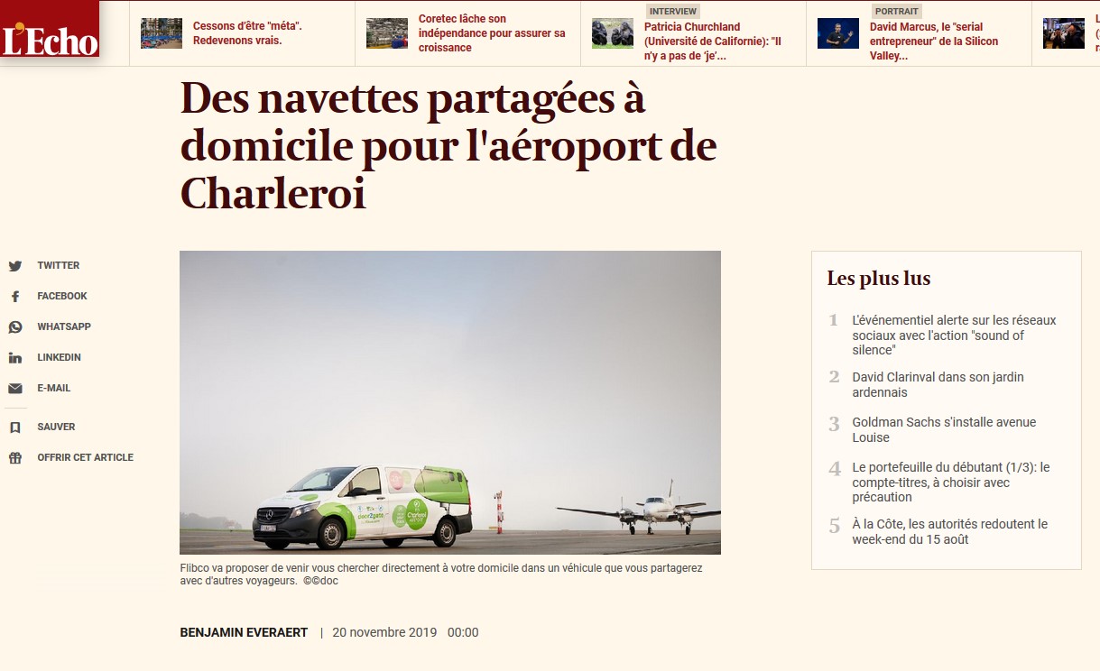 article on l'Echo